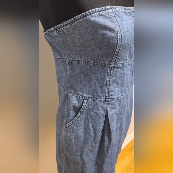 Extasy DENIM mini strapless dress size IT 44 - Picture 5 of 12